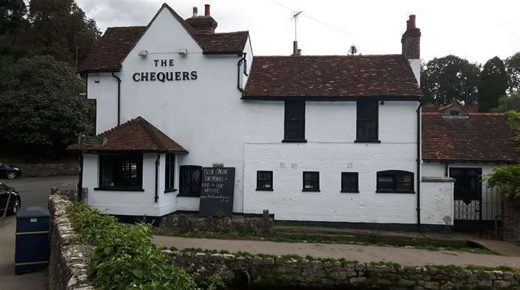 The Chequers pub in Loose