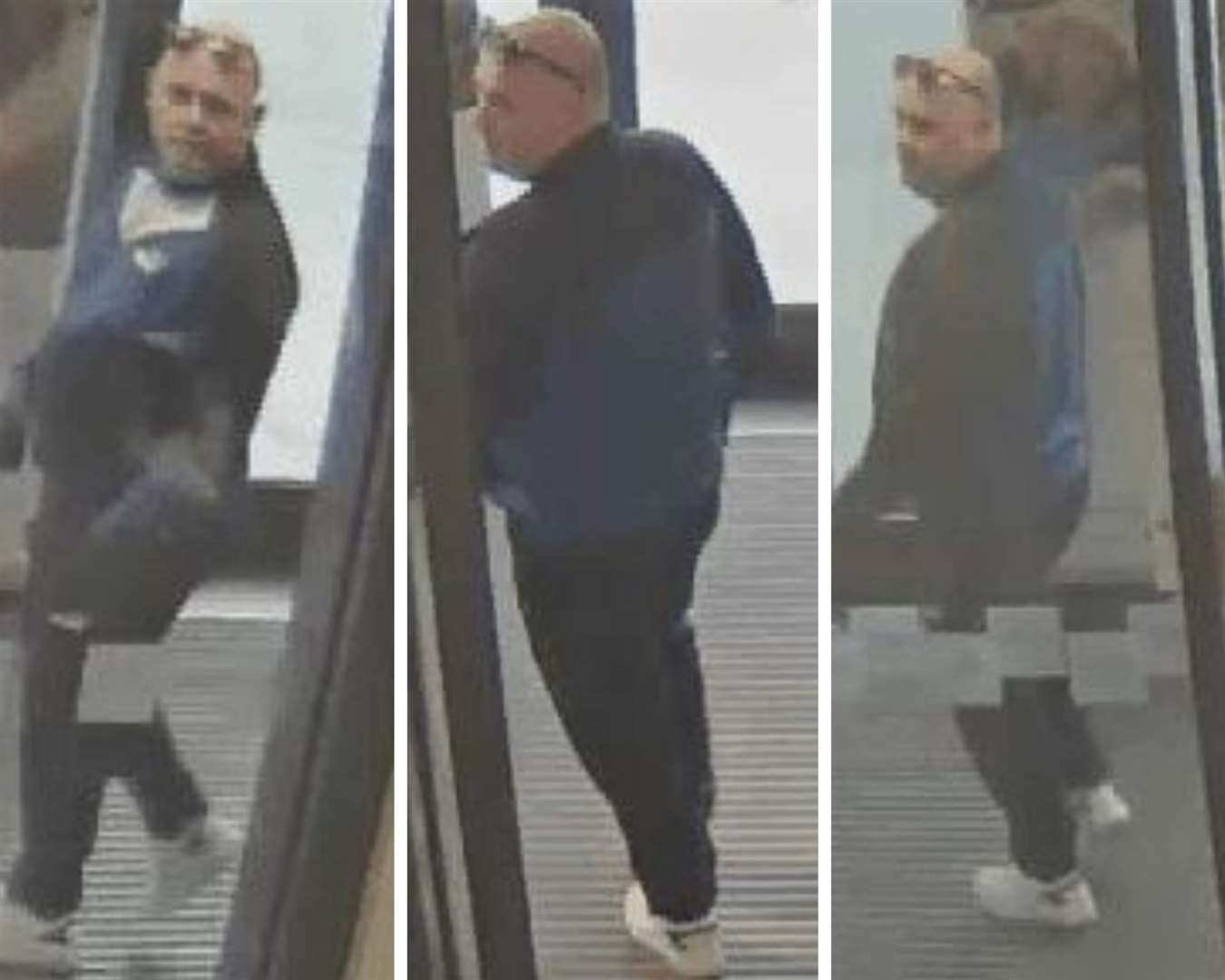 Images have been released after a man hurled racist abuse at a customer in M&S on London Road, Sevenoaks. Picture: Kent Police