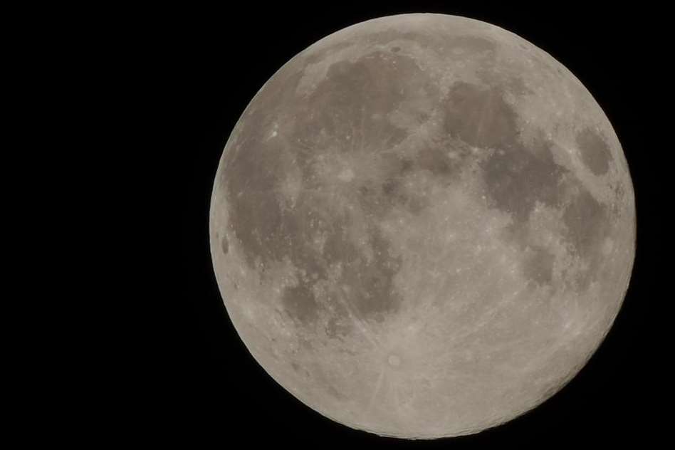 Another shot of the supermoon over Maidstone. Picture: @mattbruce82