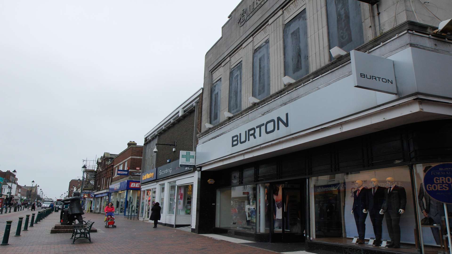 The man was attacked outside Life nightclub, which is above Burton in Sittingbourne High Street