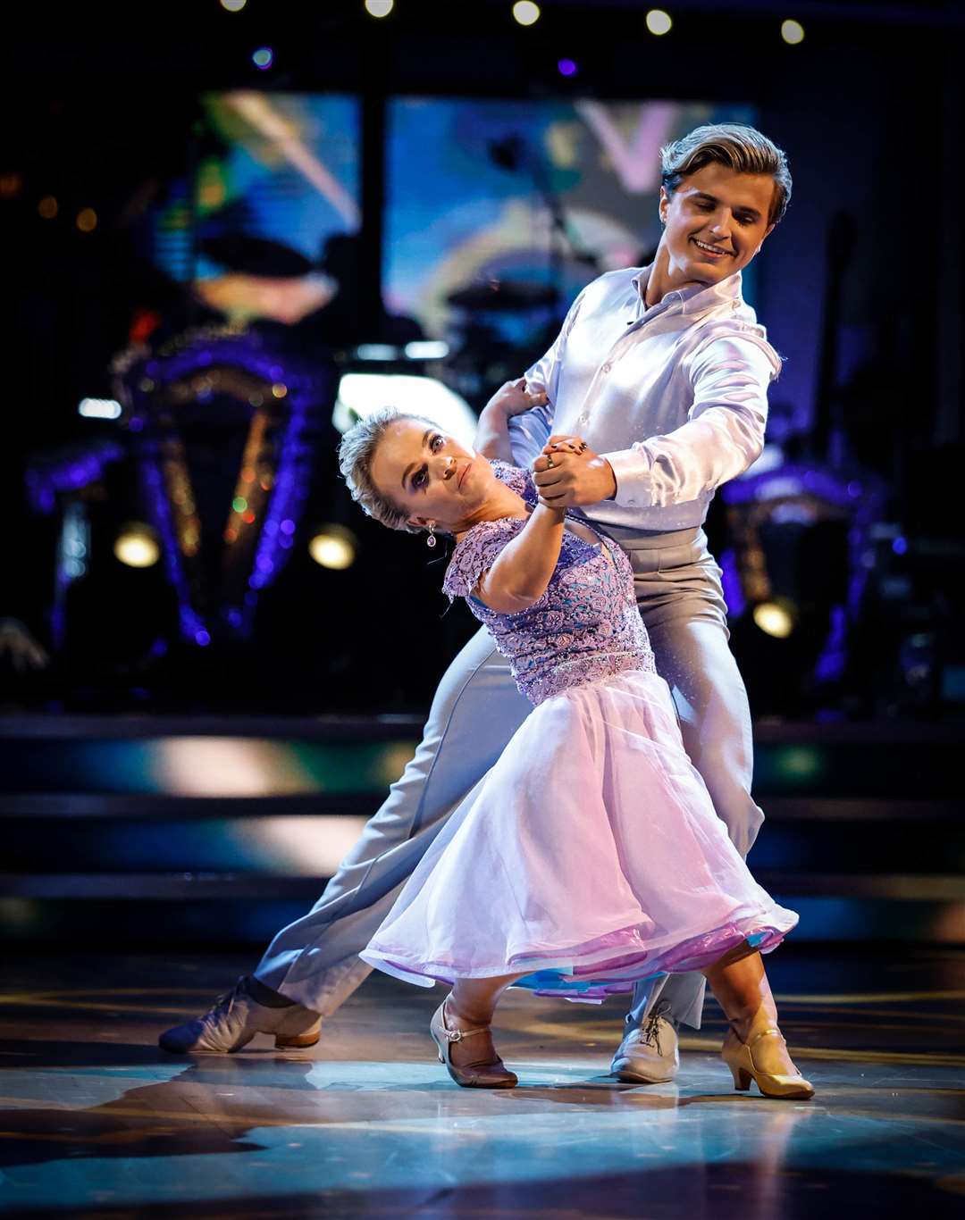 Ellie Simmonds and her professional partner Nikita Kuzmin on Strictly Come Dancing (Guy Levy/BBC/PA)
