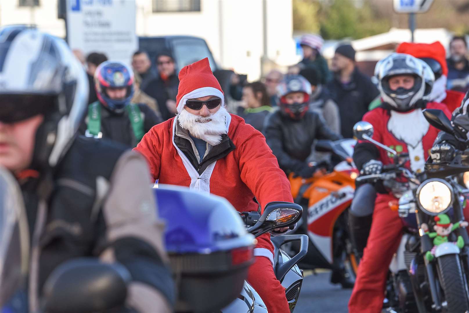 Whitstable Toy Run Association’s toy run, in 2018. Picture: Alan Langley