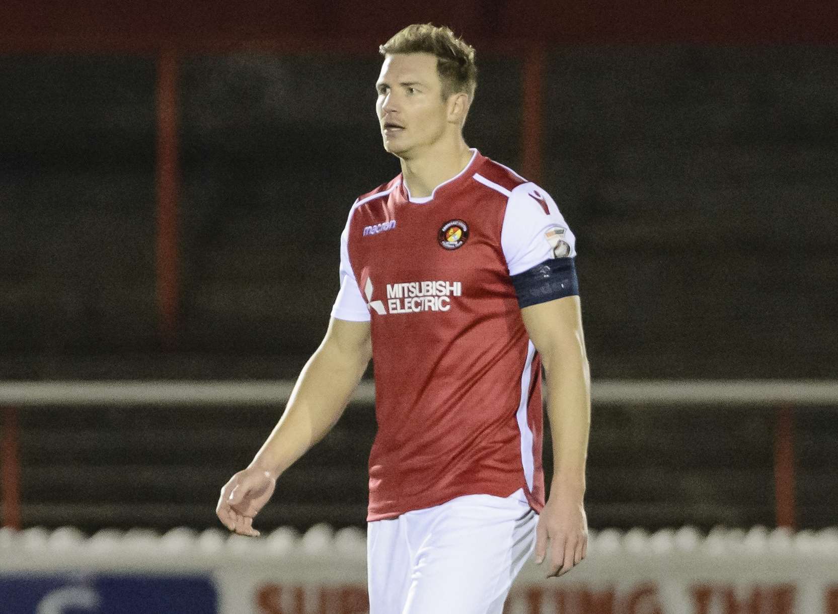 Ebbsfleet captain Dave Winfield Picture: Andy Payton