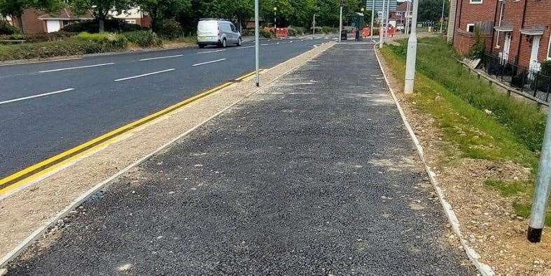 Some residents are also concerned about the resurfacing which has taken place during the project. Picture: James Hunt