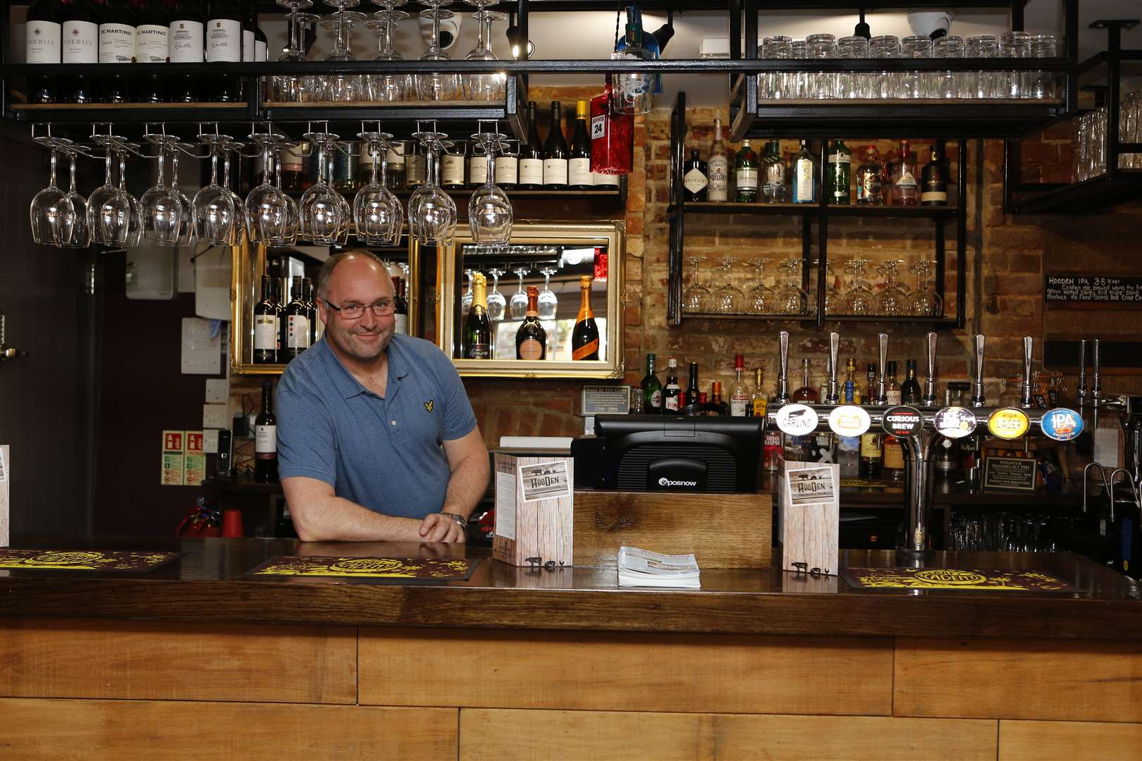 Landlord Howard Lapish has reopened the pub. Picture: Andy Jones (1240315)