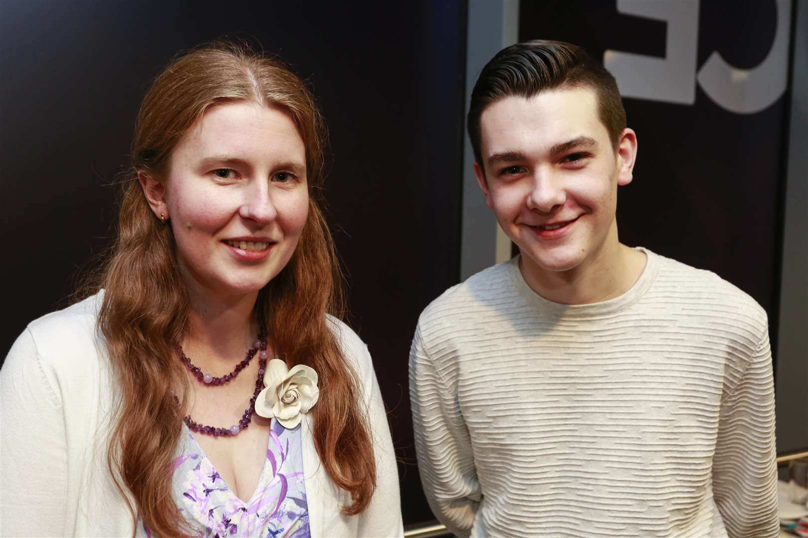 From left, Liz Willmott of Pentascape, Ben Towers of Towers Design at the Top 30 Under 30 networking evening