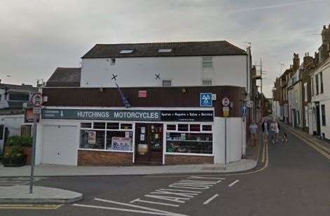 Hutchings Motorcycles in South Street, Deal. Picture Google Maps