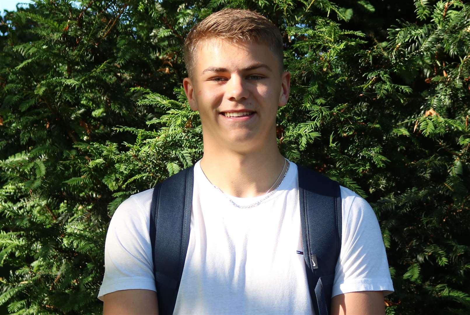 Keen athlete Xavier Smitherman-Cairns who celebrates all grades at 9-7’s (A*-A) at King's School Rochester (15596990)