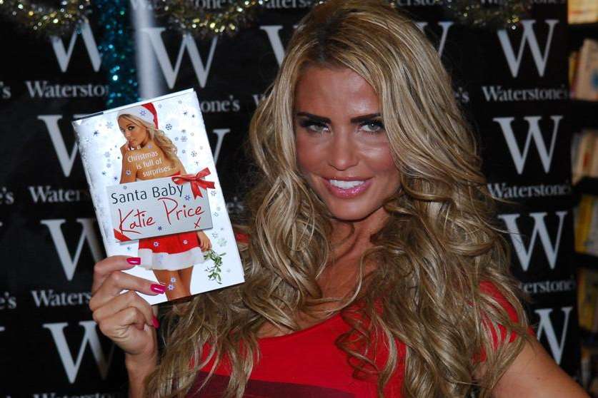 Katie Price at a Bluewater book signing