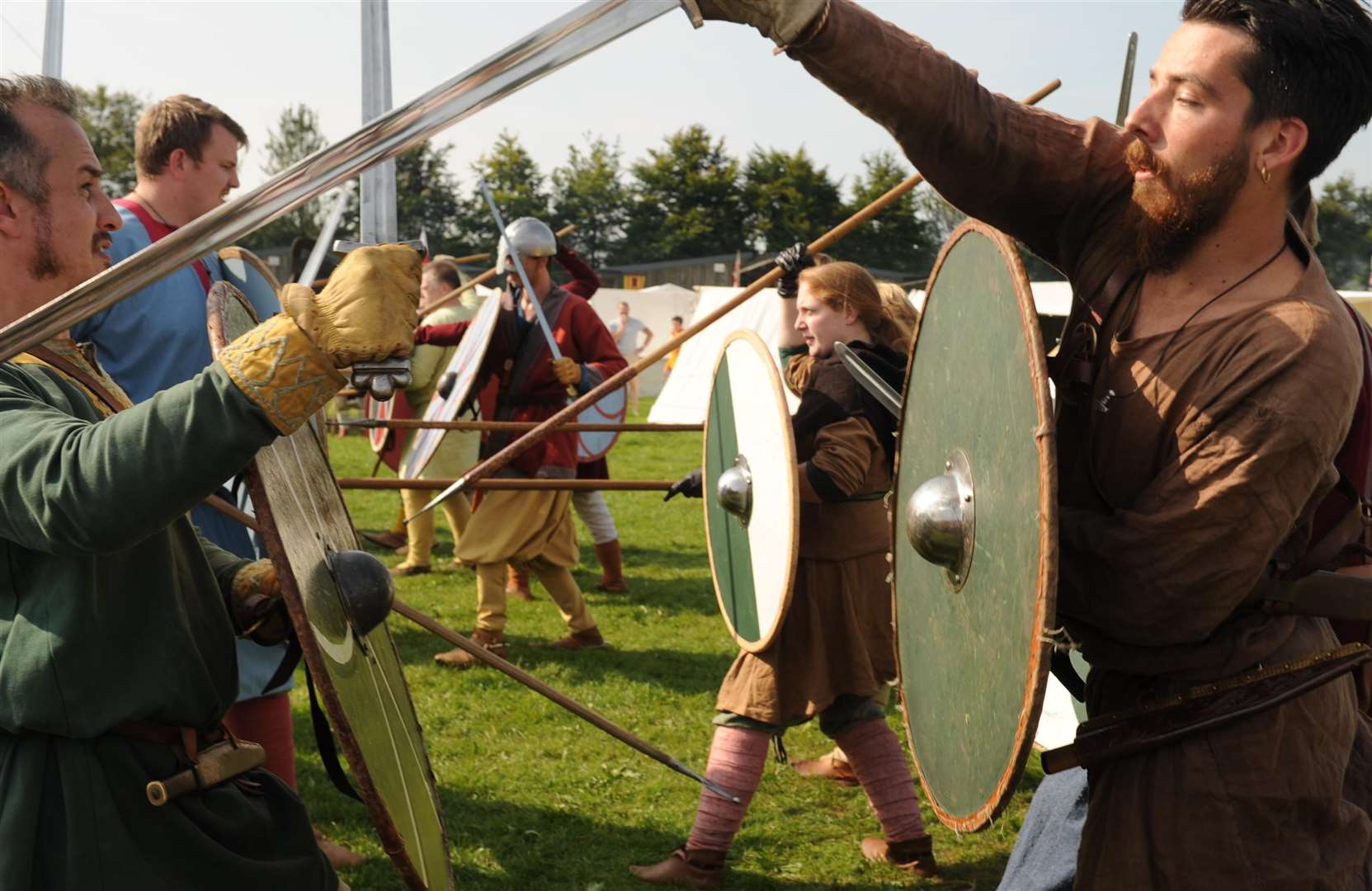 Vikings in action at Military Odyssey. Picture: Steve Crispe