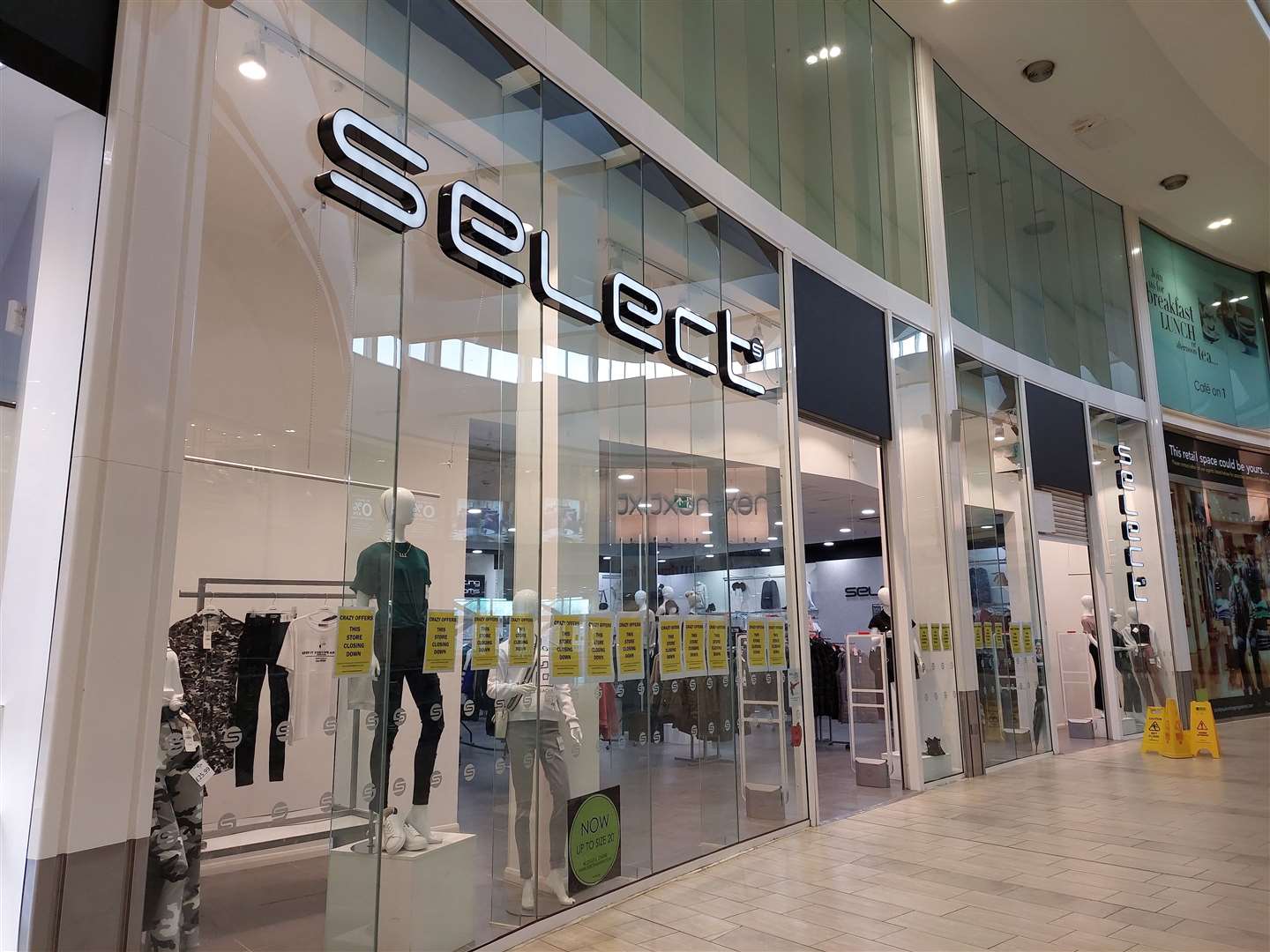 Select is shutting in County Square Shopping Centre, Ashford