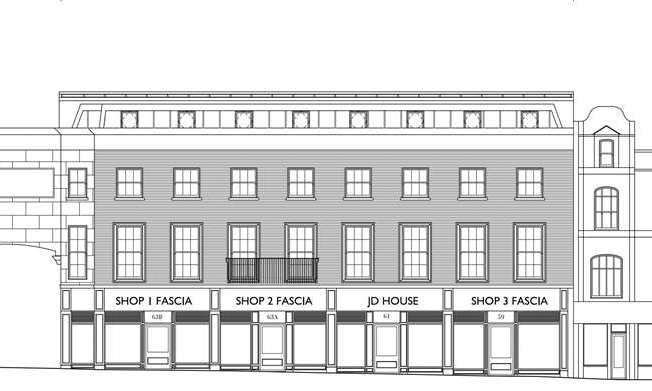 Drawings show what the new shop front in Ramsgate will look like