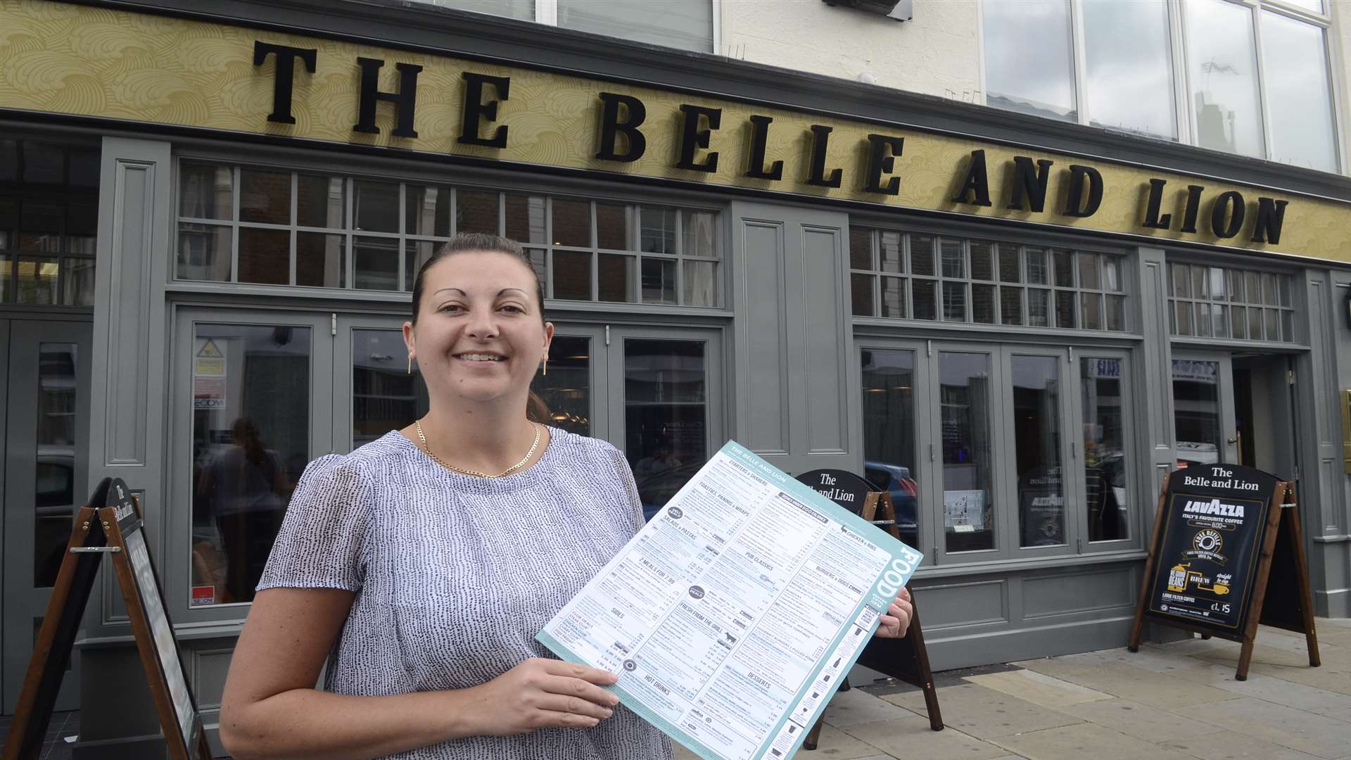 Kelly Smith, manager at the Belle and Lion in Sheerness