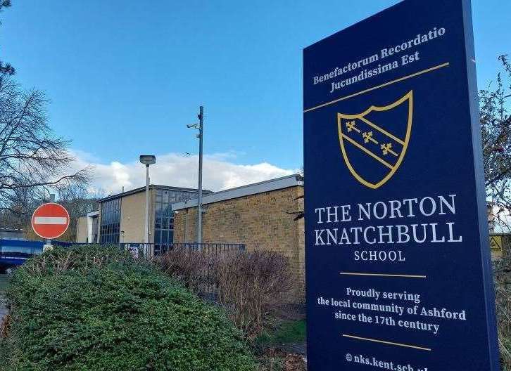 The Norton Knatchbull School has more than 1,200 pupils on its books in Ashford