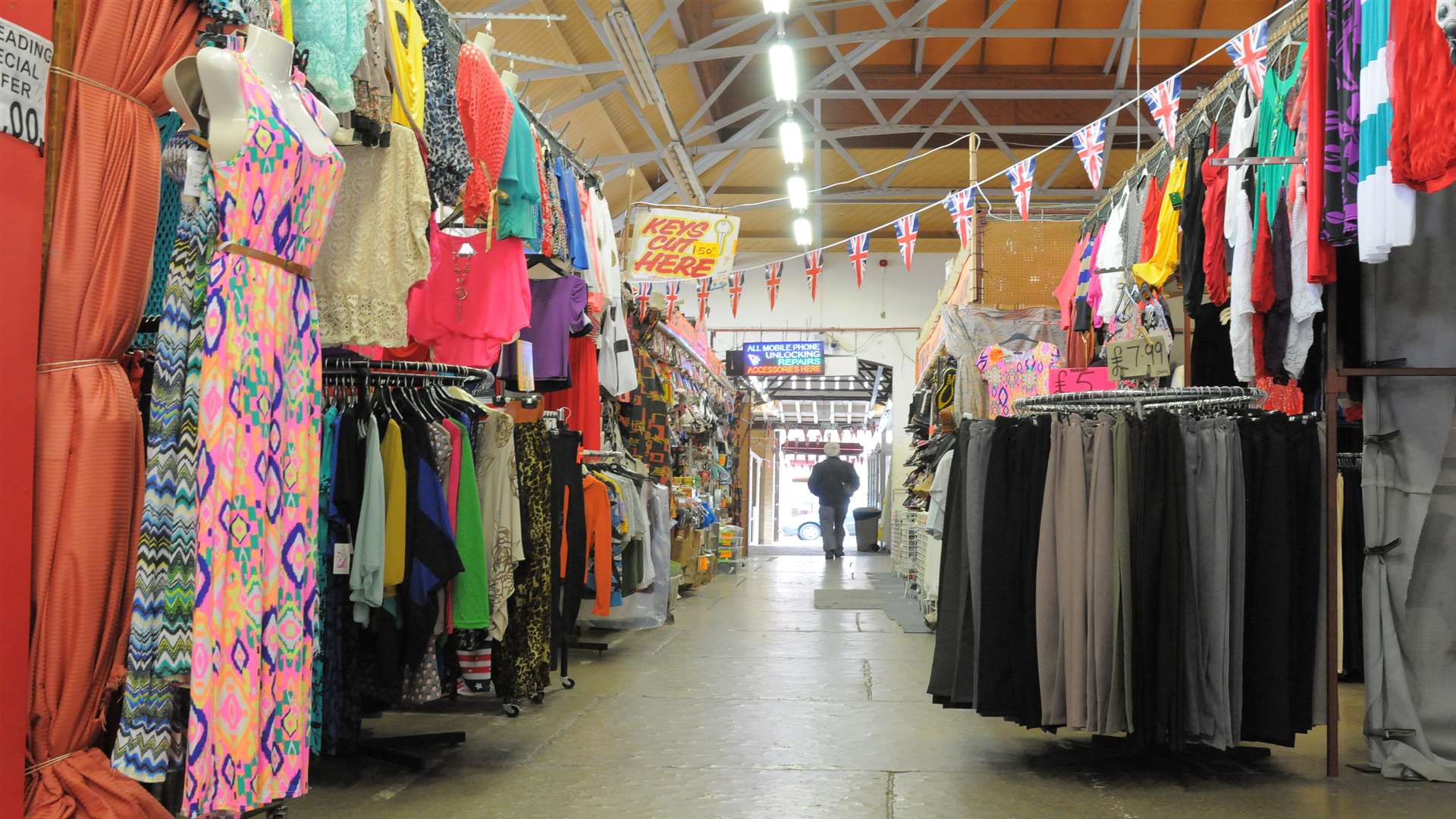 Gravesend Market before regeneration work began in 2015