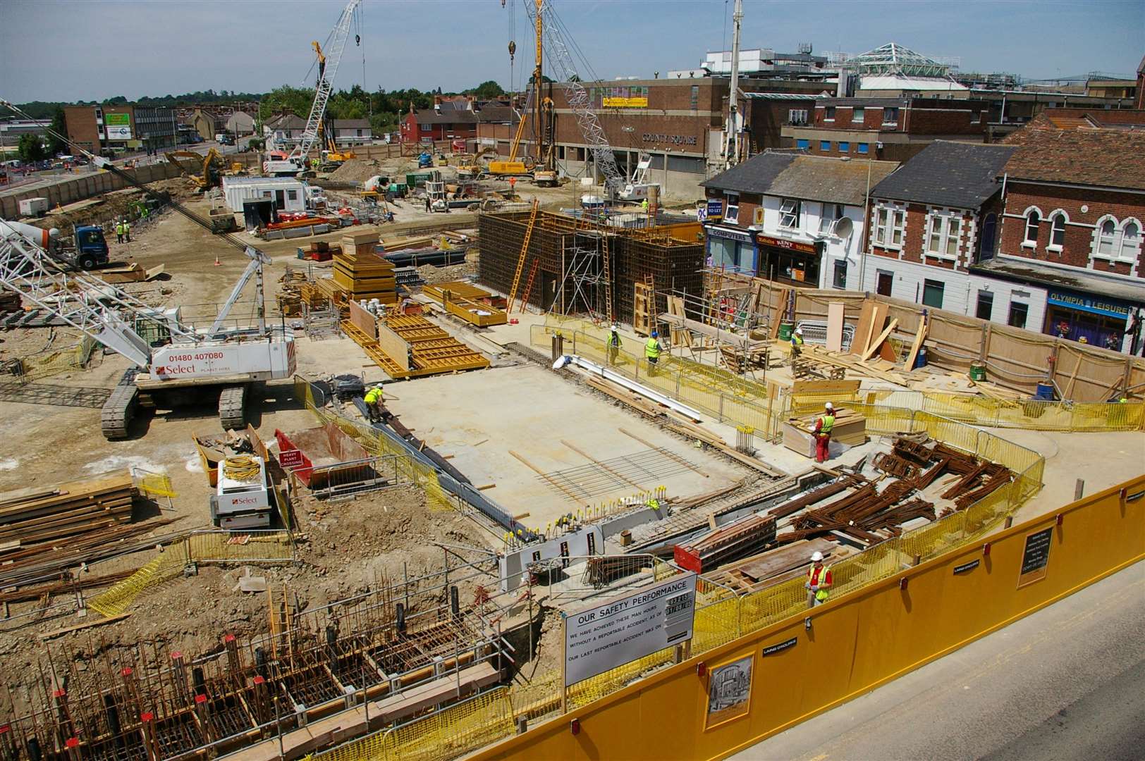 The Ashford construction site, pictured in 2006