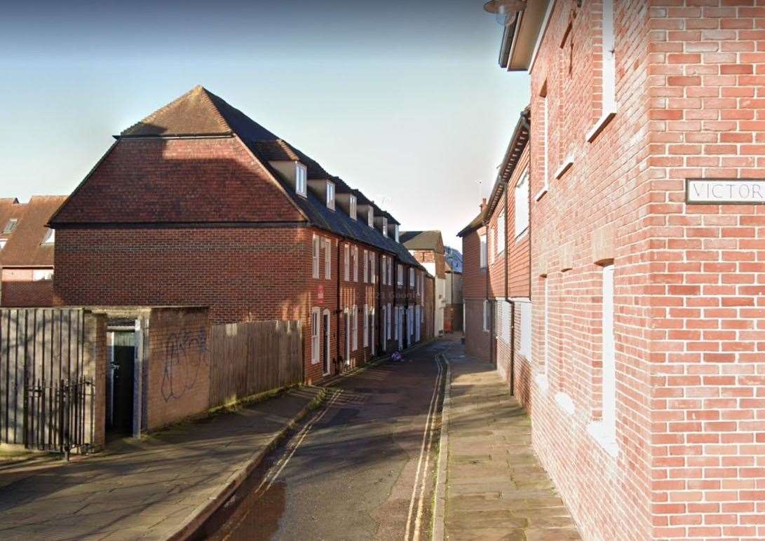 Police were called to High Street St Gregory's in Canterbury. Picture: Google Street View