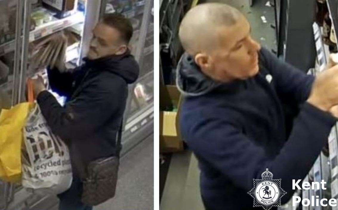 Jamie Hopkins and Adam Roberts targeted several retail outlets including Co-op stores. Photo: Kent Police