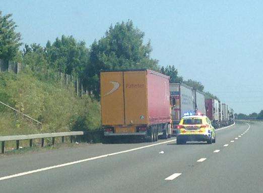 The end of Stack? Picture: Kent Police Roads