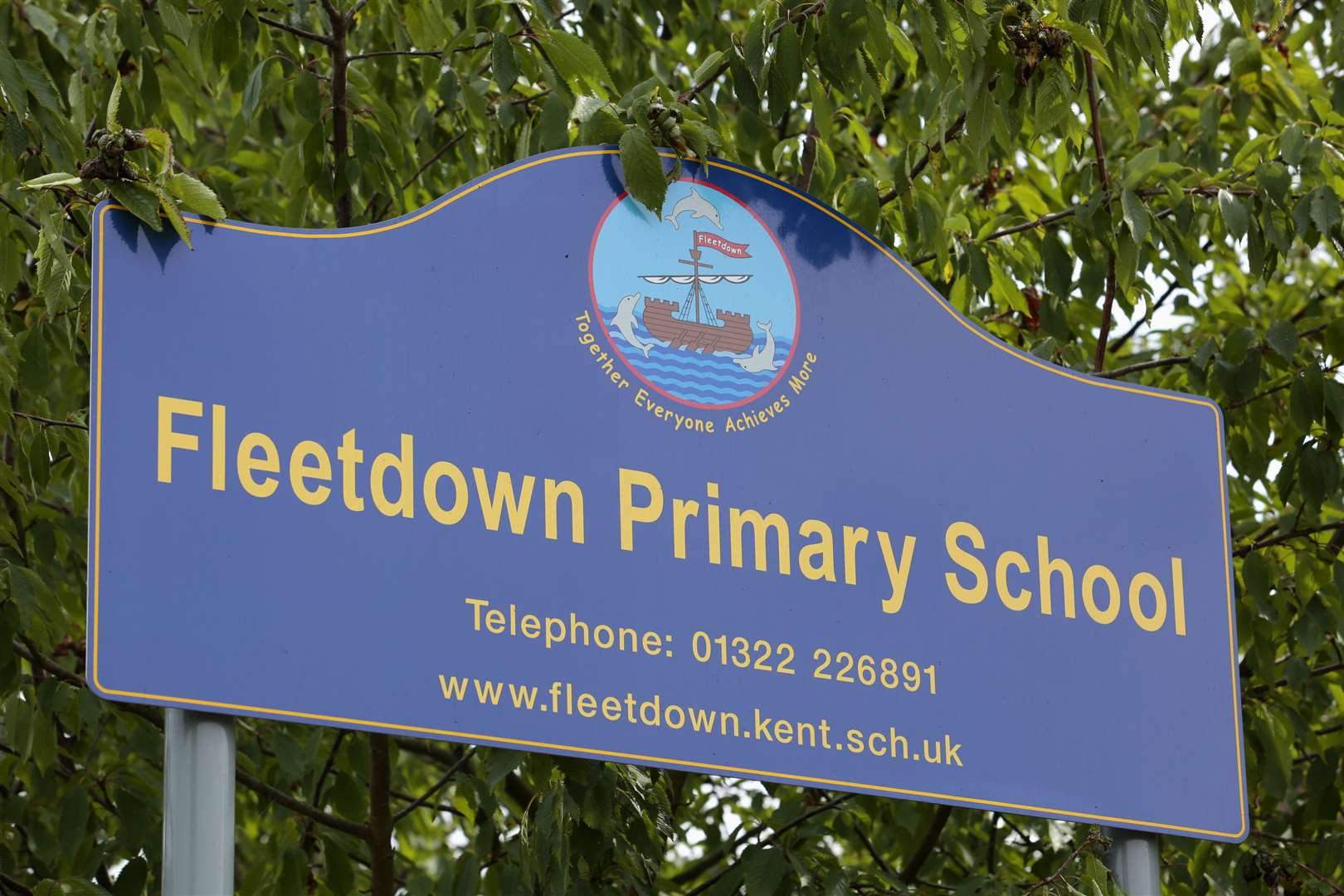 Head teacher of Fleetdown primary has threatened to expel children who are taken out of school for holiday during term time. Fleetdown Primary School in Lunedale Road, Dartford.Picture: Martin Apps FM3900001 (8311450)
