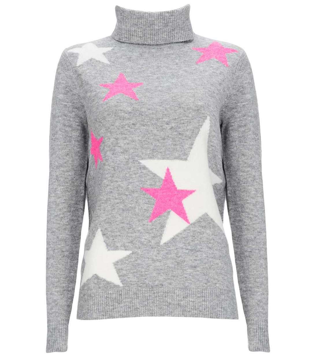 Grey Star Print Jumper, £36, available from Wallis