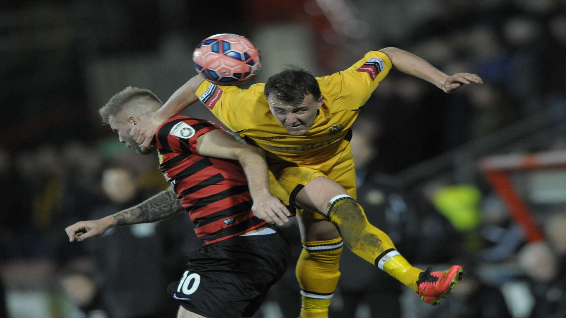 Alex Flisher in action during the Wrexham FA Cup tie Picture: Ady Kerry