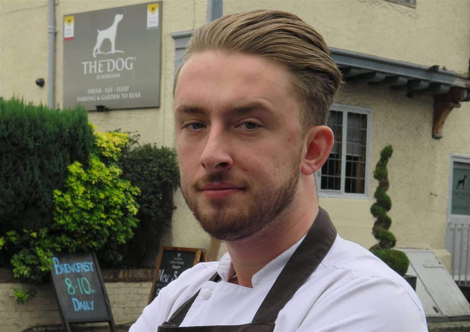 Head chef at The Dog, Sam McClurkin