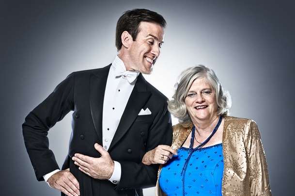 Ann Widdecombe when she appeared on BBC's Strictly Come Dancing with Anton du Beke