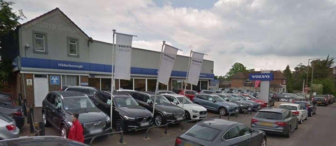 The care home will replace the Volvo garage in Tonbridge Road. Picture: Google street view