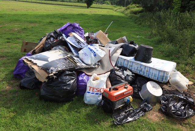 Fly tipping is one of the problems the council are trying to tackle.
