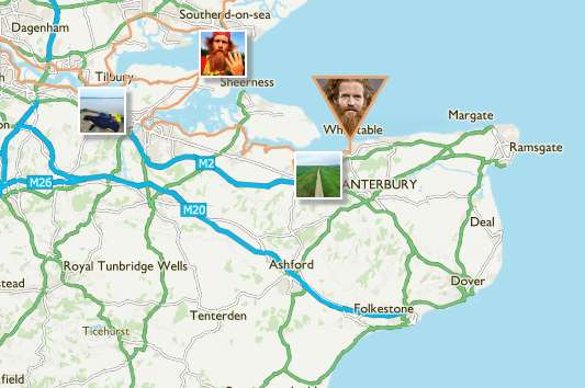 You can track Sean's route online. Picture: www.discoveryuk.com
