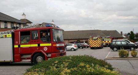 Fire at the Honorable Pilot pub in Gillingham