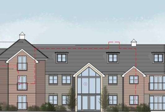 Plans have been submitted to knock down Spice Lounge in Coxheath and build retirement flats in its place (10008910)