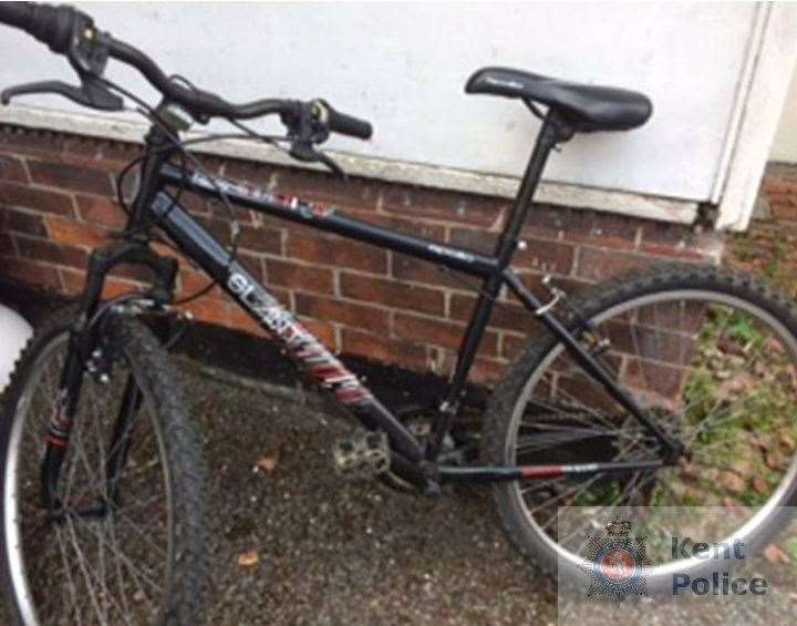 The recovered mountain bike