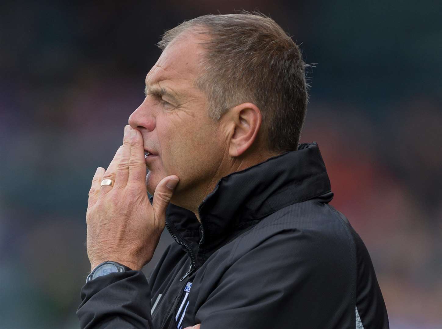 Gills manager Steve Lovell was left with plenty to ponder Picture: Ady Kerry