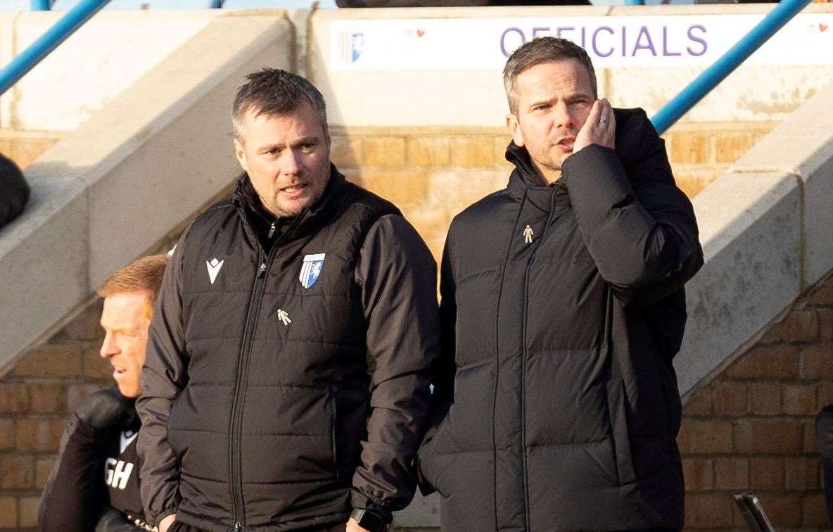 Assistant Robbie Stockdale and head coach Stephen Clemence plot a return to form against Tranmere this Saturday Picture: @Julian_KPI