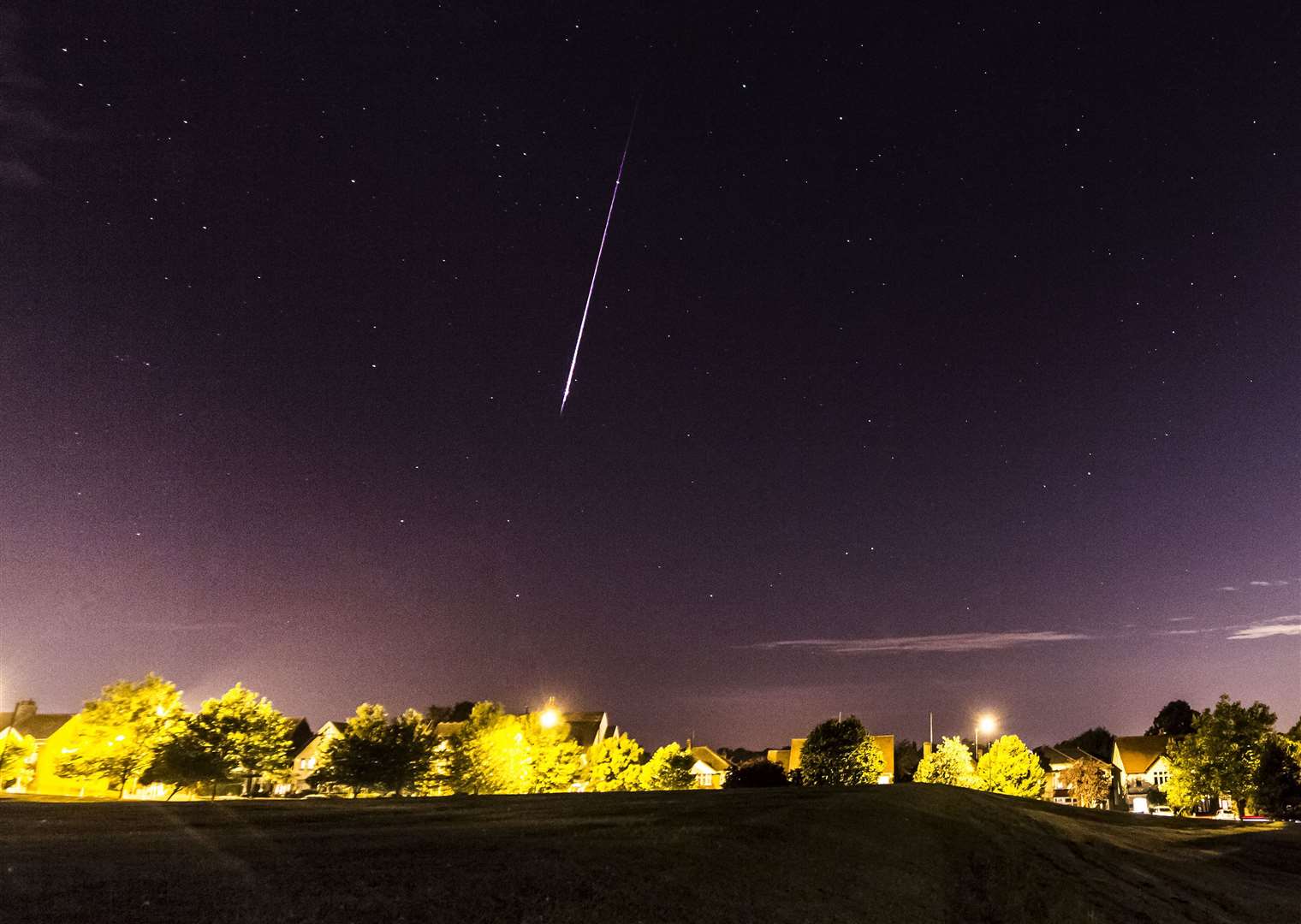 Medway Messenger reader Brian R. Obee took this picture on the night of the meteor shower in August, 2016