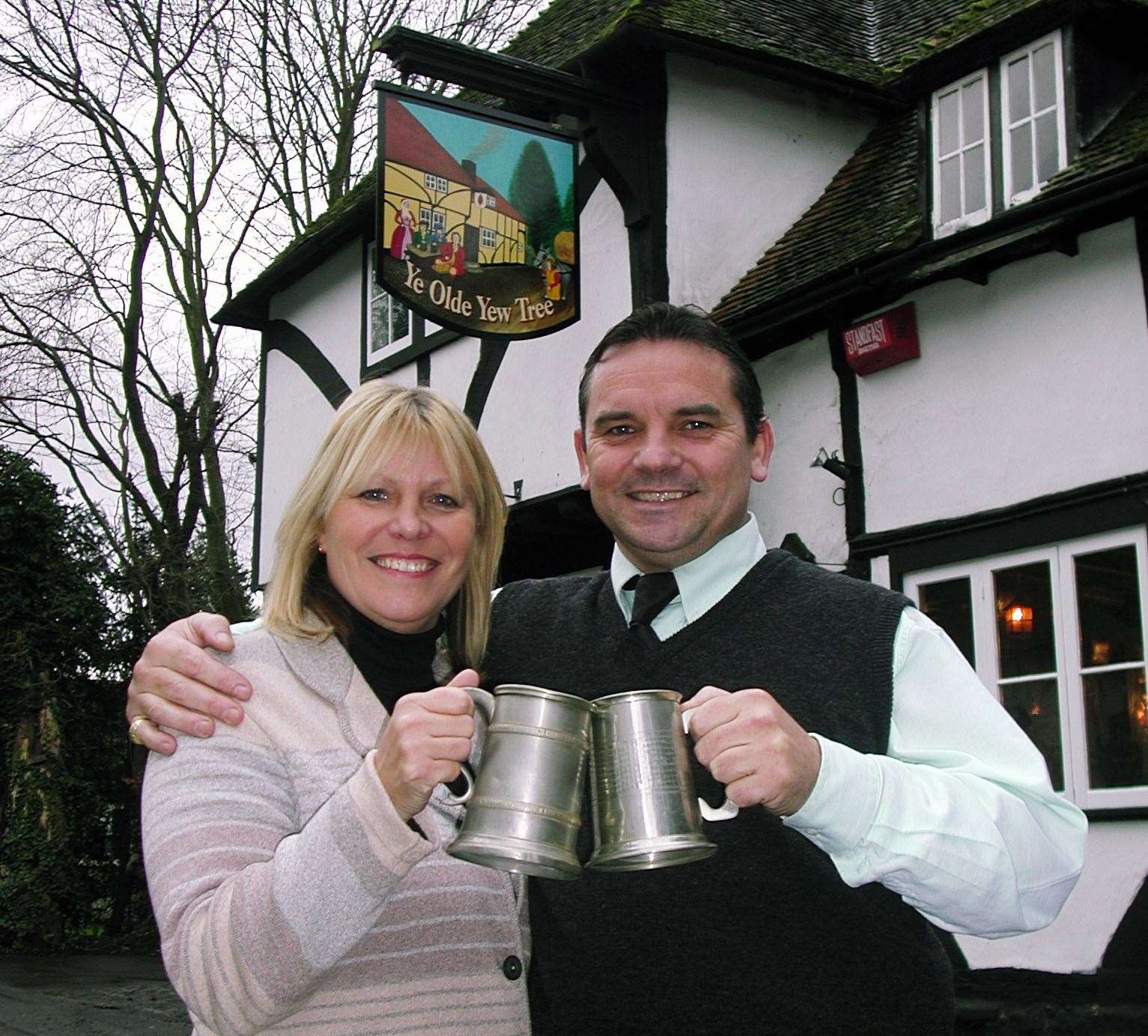 Kate and Leo O'Reilly took over the Yew Tree... twice!