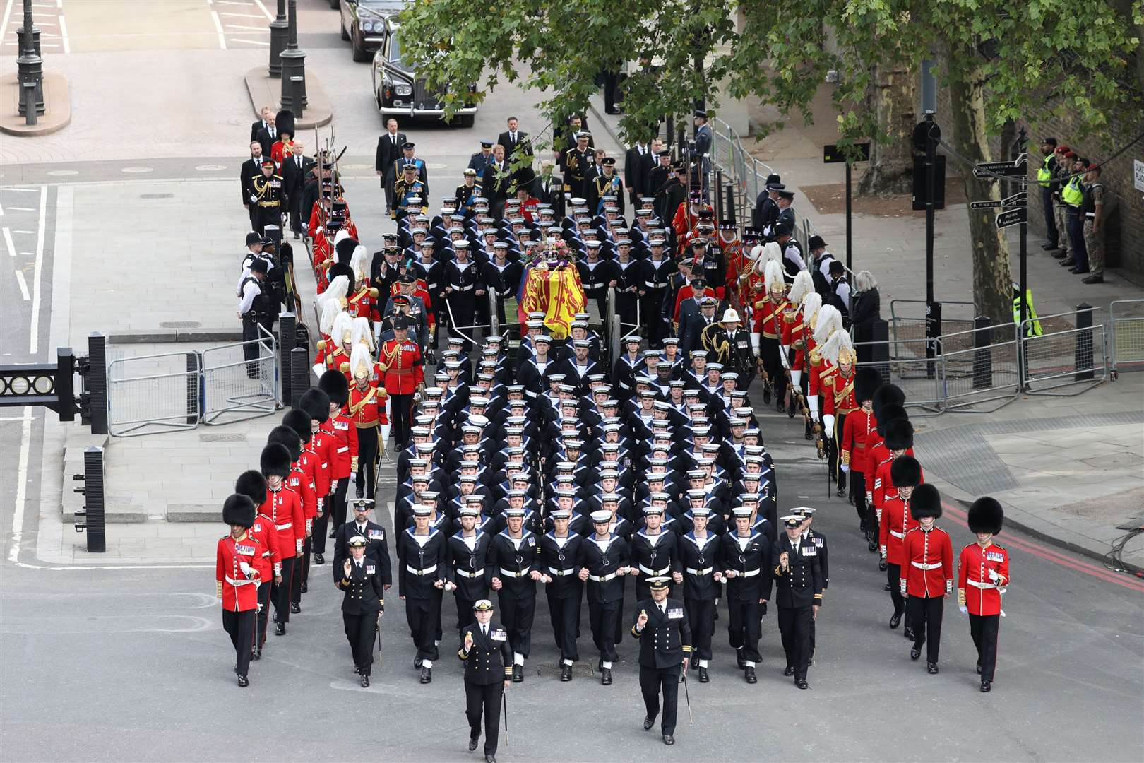 The Queen's funeral took place today. Photo: Ministry of Defence