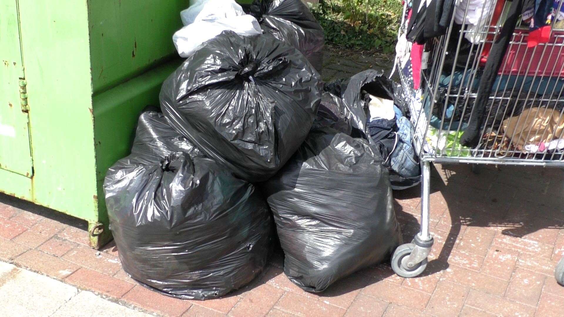 About two million tones of household rubbish was collected by Kent's 12 councils between October 2019 and September 2020. Stock picture