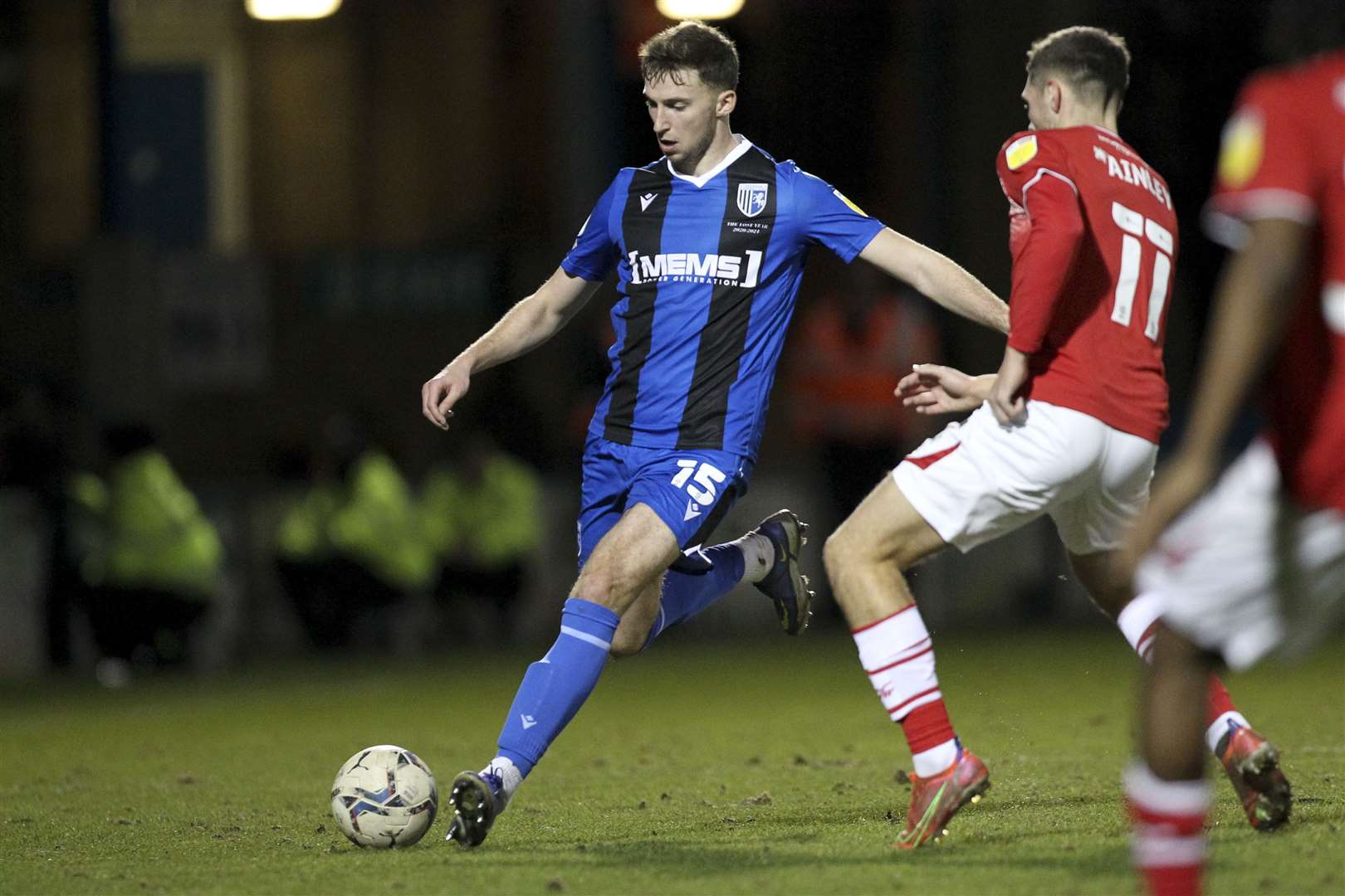 Conor Masterson has impressed again on his second loan spell at Gillingham from QPR