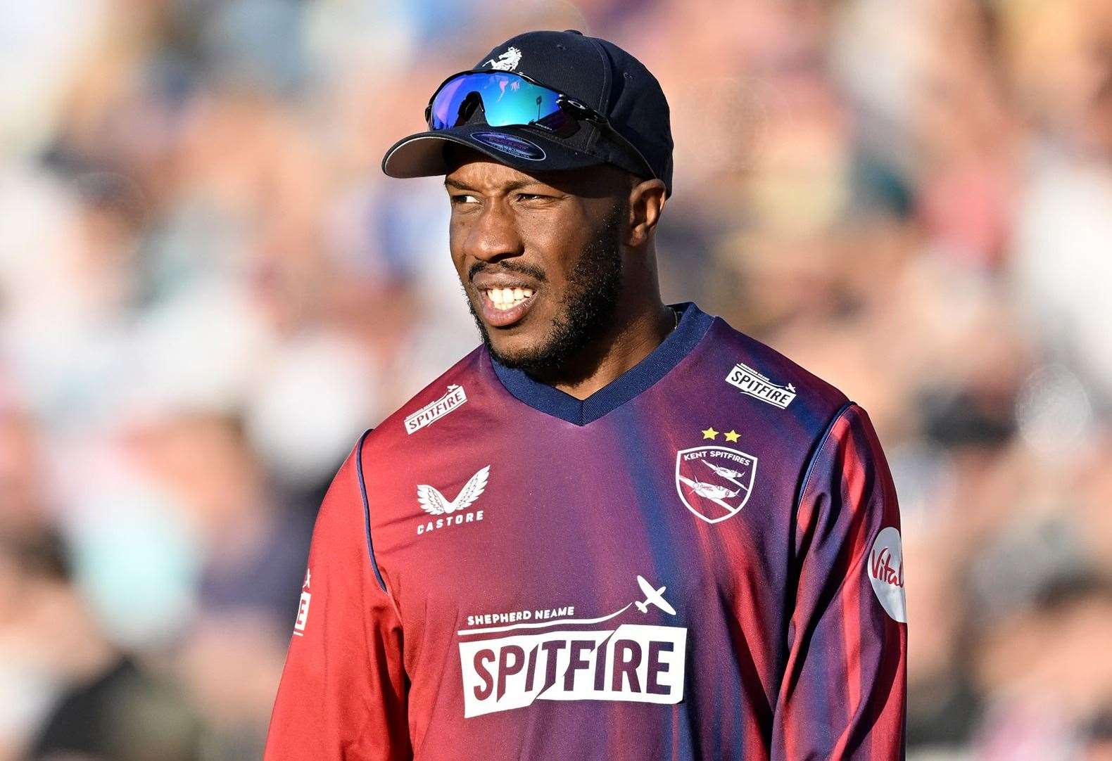 Daniel Bell-Drummond – scored a history-making 300 not out in Kent’s County Championship clash against Northamptonshire. Picture: Keith Gillard