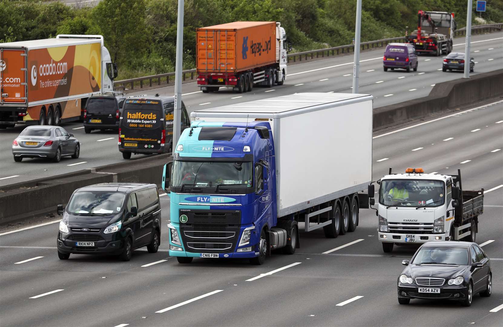 Motorists drive on the M25 near Heathrow (Steve Parsons/PA)