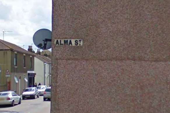 The incident reportedly happened in Alma Street, Sheerness. Picture: Google
