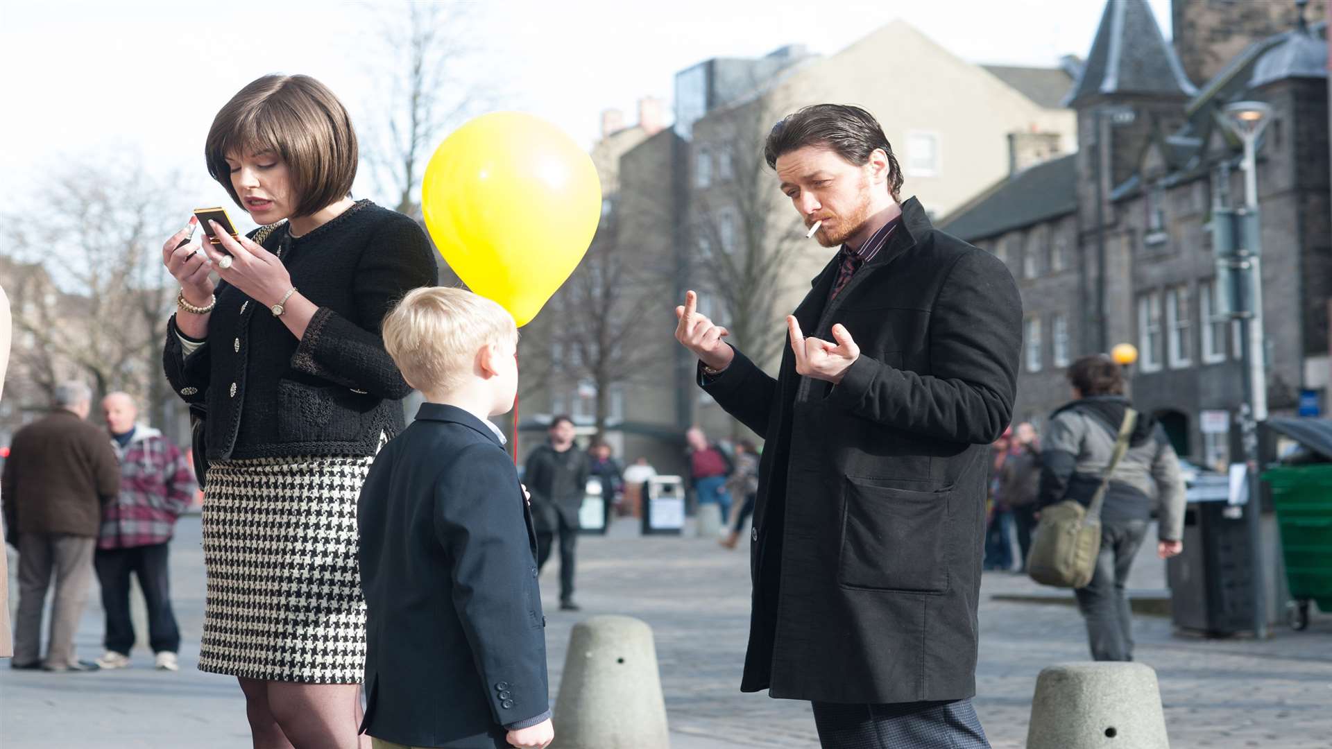 Filth, with James McAvoy as Bruce Robertson. Picture: PA Photo/Lionsgate.