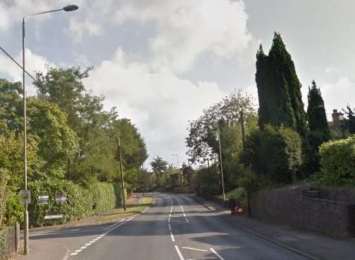 The crash happened in Maidstone Road. Google Street View