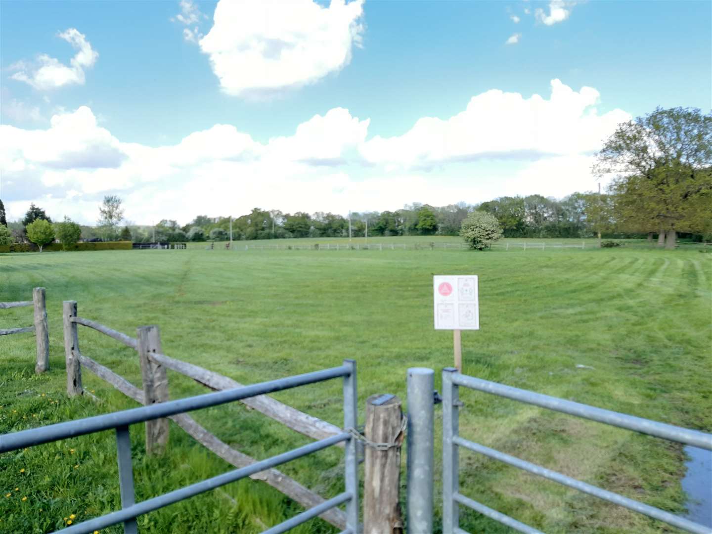 The site of the proposed holiday park off Satilebridge Lane, Marden