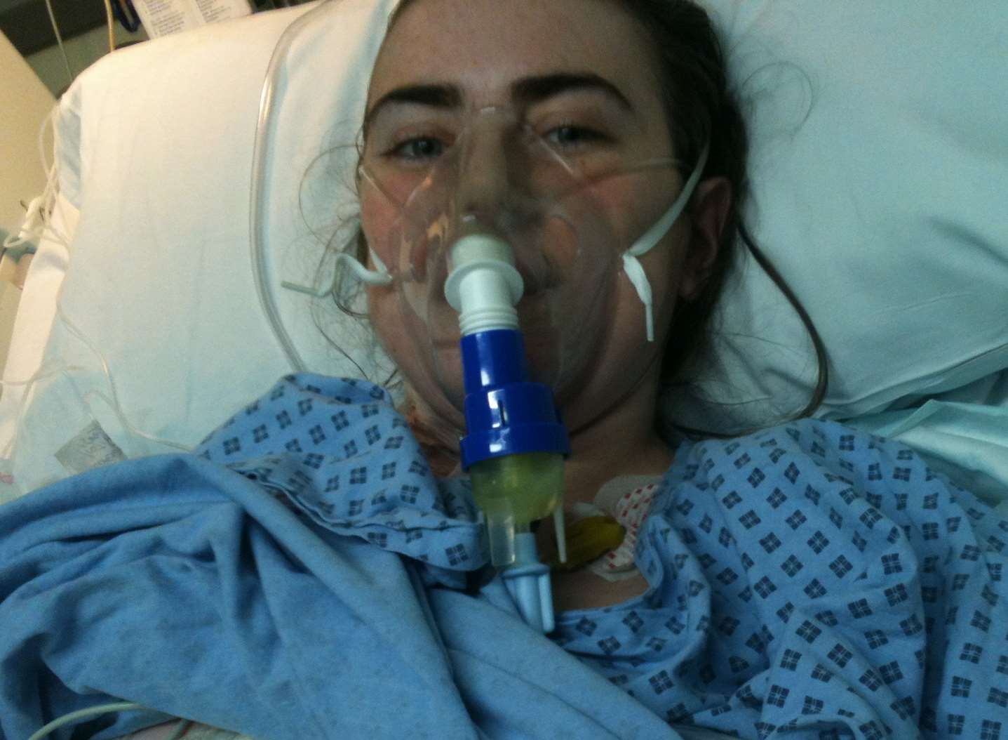 In recovery from her life-saving double lung transplant
