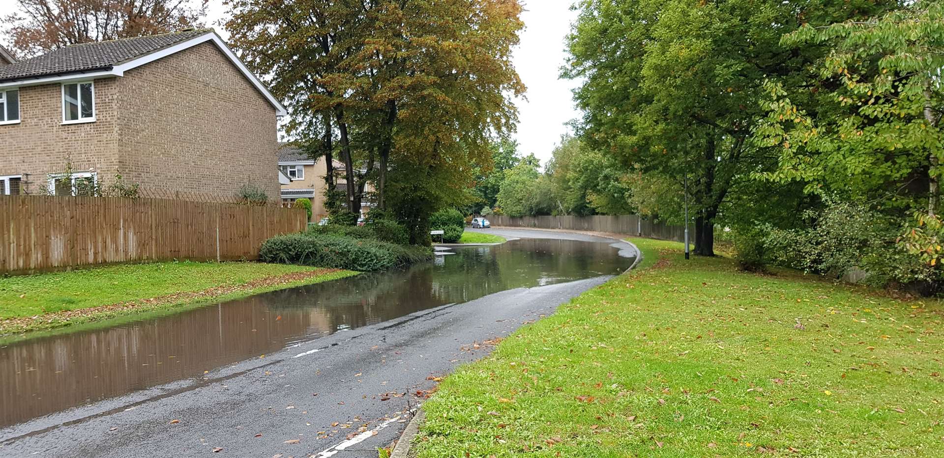 Impton Lane, Walderslade has been hit by flooding (18652570)