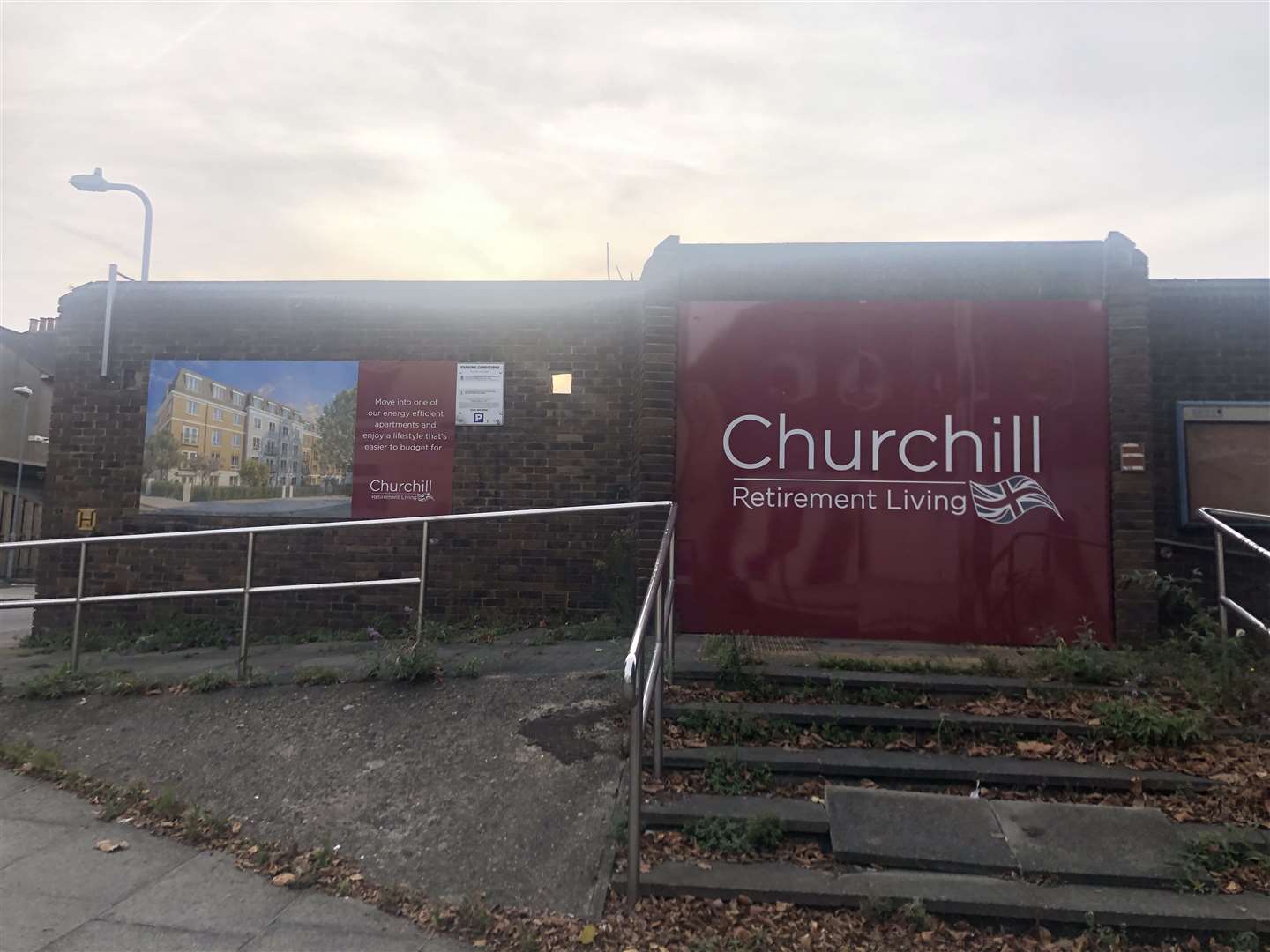 The former police station in Windmill Street, Gravesend is set to become retirement flats by Churchill Retirement Living. New placards have gone up ahead of next week's planning meeting